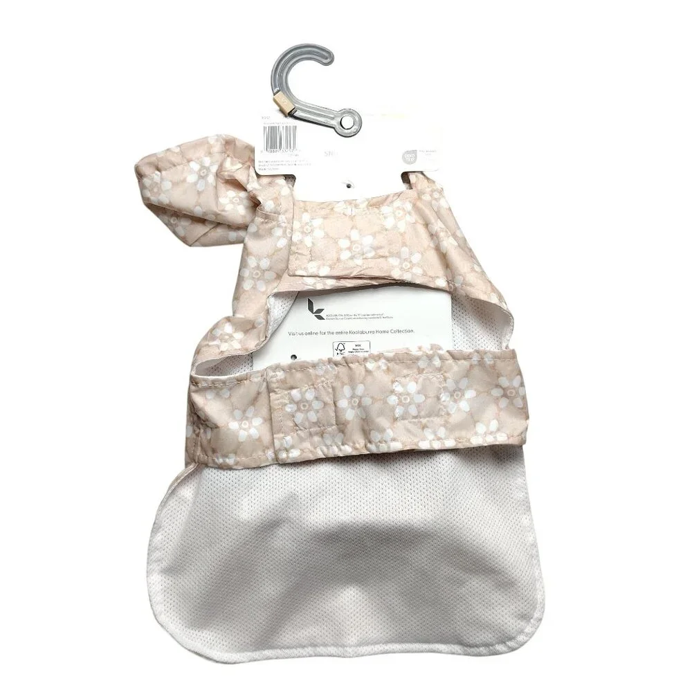 Koolaburra By UGG Packable Small Dog York Beige Daisy Print Raincoat with Pocket